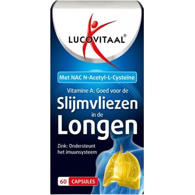 Lucovitaal Slijmvliezen in de longen 60 capsules Lucovitaal Slijmvliezen in de longen 60 capsules