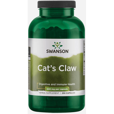 Swanson Kattenklauw 500 MG 250 Capsules - Voedingssupplementen Swanson Kattenklauw 500 MG 250 Capsules - Voedingssupplementen