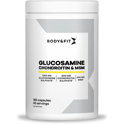 Body & Fit glucosamine, chondroïtine & MSM 180 stuks (2 maanden) Body & Fit glucosamine, chondroïtine & MSM 180 stuks (2 maanden)