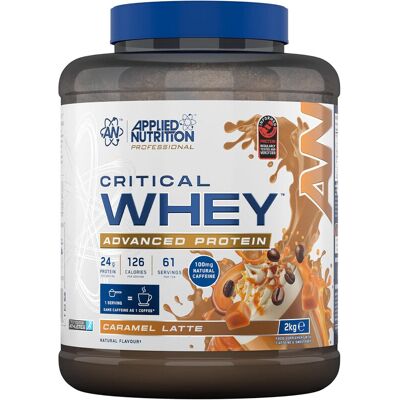 Applied Nutrition Critical Whey Protein Caramel Latte Eiwitpoeder - 2 kg Applied Nutrition Critical Whey Protein Caramel Latte Eiwitpoeder - 2 kg