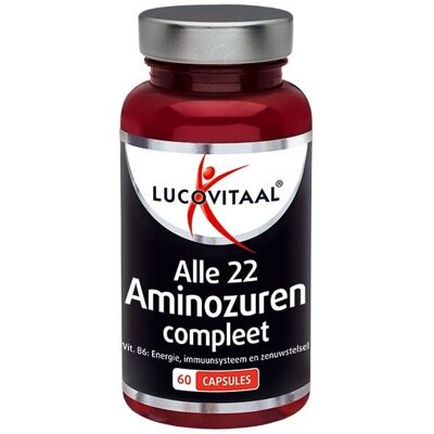 Lucovitaal Complete Alle 22 Aminozuren Compleet 60 capsules Lucovitaal Complete Alle 22 Aminozuren Compleet 60 capsules
