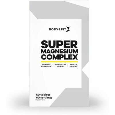 Body & Fit Super Magnesium Complex 60 stuks 60 g Body & Fit Super Magnesium Complex 60 stuks 60 g