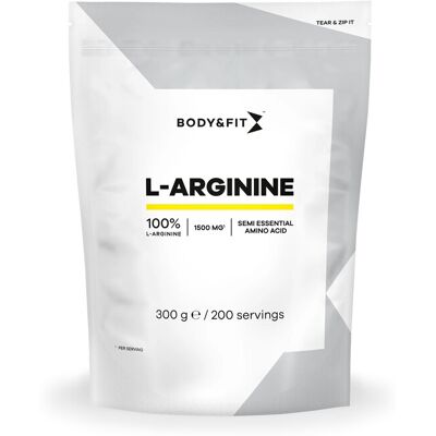 Body & Fit L-Arginine Poeder Smaakloos 300 gram Body & Fit L-Arginine Poeder Smaakloos 300 gram