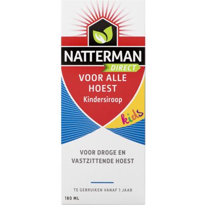 Natterman Voor Alle Hoest Kindersiroop - 180 ml Natterman Voor Alle Hoest Kindersiroop - 180 ml