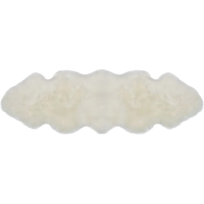 【€3 korting bij besteding vanaf €10】Leerlijn met dubbele stiksels, imitatie wol, 60 x 120 cm 【€3 korting bij besteding vanaf €10】Leerlijn met dubbele stiksels, imitatie wol, 60 x 120 cm