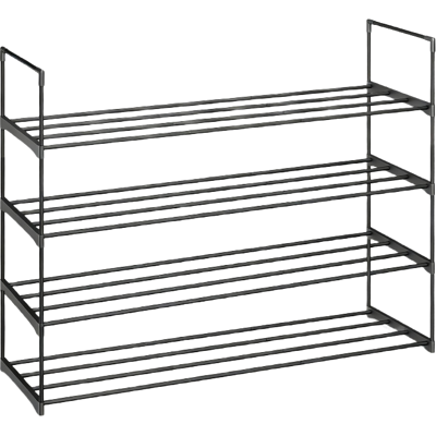 Sekey Schoenenrek 4 Planken, Stapelbaar & Ruimtebesparend voor Hal/Garderobe, Metal Opbergrek voor 20–24 Paren, Zwart Sekey Schoenenrek 4 Planken, Stapelbaar & Ruimtebesparend voor Hal/Garderobe, Metal Opbergrek voor 20–24 Paren, Zwart