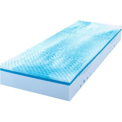 MLILY Mattress PRO 100 x 200 cm koudschuimmatras 7-zone traagschuimmatras hardheid H2 & H3, ÖkoTex geroled matras 2-in-1 gel-schuimmatras 22 cm hoogte, 100 x 200 cm MLILY Mattress PRO 100 x 200 cm koudschuimmatras 7-zone traagschuimmatras hardheid H2 & H3, ÖkoTex geroled matras 2-in-1 gel-schuimmatras 22 cm hoogte, 100 x 200 cm