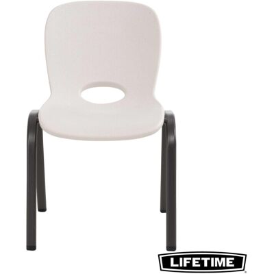 Lifetime Hedendaagse Kinder Stapelstoel - Amandel, 4 stuks Lifetime Hedendaagse Kinder Stapelstoel - Amandel, 4 stuks