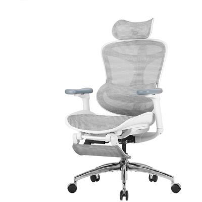 Sihoo Doro C300 ergonomische bureaustoel met ultrazachte 3D-armleuningen en dynamische lendensteun, verstelbare rugleuning met voetsteun (wit) Sihoo Doro C300 ergonomische bureaustoel met ultrazachte 3D-armleuningen en dynamische lendensteun, verstelbare rugleuning met voetsteun (wit)