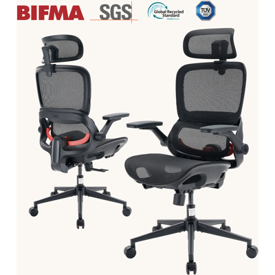 SIHOO B100 Ultra ergonomische bureaustoel, mesh bureaustoel met adaptieve lendensteun, computerstoel met brede hoofdsteun, bureaustoel met 360° draaibare opklapbare armleuningen, ebbenhout SIHOO B100 Ultra ergonomische bureaustoel, mesh bureaustoel met adaptieve lendensteun, computerstoel met brede hoofdsteun, bureaustoel met 360° draaibare opklapbare armleuningen, ebbenhout