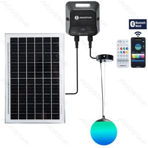 Aigostar Bluetooth mesh solar slimme kroonluchter 35 W RGBCCT kleurenbal Aigostar Bluetooth mesh solar slimme kroonluchter 35 W RGBCCT kleurenbal