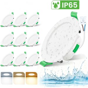 ALIPODLAX led inbouwspot, 230 V, dimbaar, plat, 7 W, IP65, 68 mm, warm wit/neutraal wit/koel wit, voor badkamer, keuken en woonkamer ALIPODLAX led inbouwspot, 230 V, dimbaar, plat, 7 W, IP65, 68 mm, warm wit/neutraal wit/koel wit, voor badkamer, keuken en woonkamer