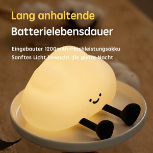 VIVREAL Wolken LED-Nachtlicht A023 – Wiederaufladbar, 3-stufig dimmbar, Typ-C-Ladung, Weiches Silikon, ABS & PP, Weiß VIVREAL Wolken LED-Nachtlicht A023 – Wiederaufladbar, 3-stufig dimmbar, Typ-C-Ladung, Weiches Silikon, ABS & PP, Weiß