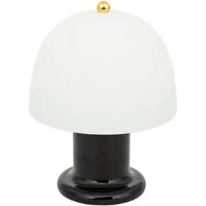 Atmosphera LED Tafellamp - Glazen Kap, Wit, H21 cm Atmosphera LED Tafellamp - Glazen Kap, Wit, H21 cm