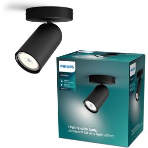 Philips Pongee opbouwspot - 1-lichts - zwart Philips Pongee opbouwspot - 1-lichts - zwart
