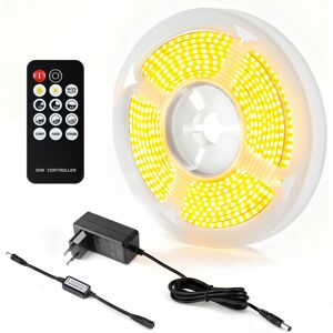 VIVREAL COB LED-strip 5 m 12 V 3000 K warm wit dimbaar flexibel lichtstrip met voeding en RF-afstandsbediening, hoge CRI 92, nieuwjaarsaanbieding, top cadeau-ideeën VIVREAL COB LED-strip 5 m 12 V 3000 K warm wit dimbaar flexibel lichtstrip met voeding en RF-afstandsbediening, hoge CRI 92, nieuwjaarsaanbieding, top cadeau-ideeën
