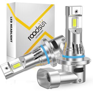 Roadsun HB4 nevellampen 9006 LED-lampen met turboventilator, 500% helderder, daglichtkwaliteit, 6500K wit, CSP-verlichtingschips, 50.000 u levensduur, flikkervrij, 99% compatibiliteit, 1:1-ontwerp, plug-and-play Roadsun HB4 nevellampen 9006 LED-lampen met turboventilator, 500% helderder, daglichtkwaliteit, 6500K wit, CSP-verlichtingschips, 50.000 u levensduur, flikkervrij, 99% compatibiliteit, 1:1-ontwerp, plug-and-play