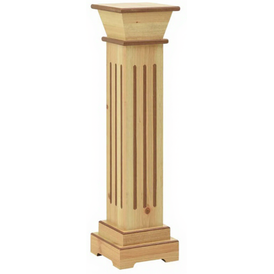 vidaXL Klassieke zuilplantstand Licht Hout - Soort plant vidaXL Klassieke zuilplantstand Licht Hout - Soort plant