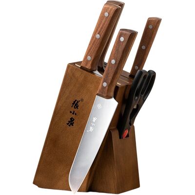 Zhang Xiaoquan Gereedschapsset (Houten Houder + Meerdere Gereedschappen + Schaar) Huishoudelijke Keukengereedschapsset Zhang Xiaoquan Gereedschapsset (Houten Houder + Meerdere Gereedschappen + Schaar) Huishoudelijke Keukengereedschapsset