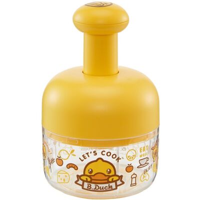COOKER KING x B.DUCK Handmatige Voedselverwerker Groente Knoflook Snijder Draagbare Handtrekker Knoflookmolen Uiensnijder voor Groenten Gember Fruit Noten Kruiden 220ml Knoflooktrekker COOKER KING x B.DUCK Handmatige Voedselverwerker Groente Knoflook Snijder Draagbare Handtrekker Knoflookmolen Uiensnijder voor Groenten Gember Fruit Noten Kruiden 220ml Knoflooktrekker