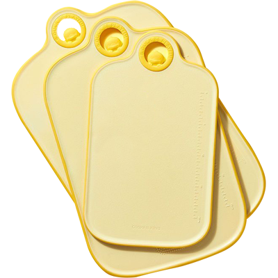 COOKER KING Huishoudelijke plastic snijplank, snijplank, snijplank, fruit snijplank B.Duck Drie delige set van plastic antibacteriële snijplank COOKER KING Huishoudelijke plastic snijplank, snijplank, snijplank, fruit snijplank B.Duck Drie delige set van plastic antibacteriële snijplank