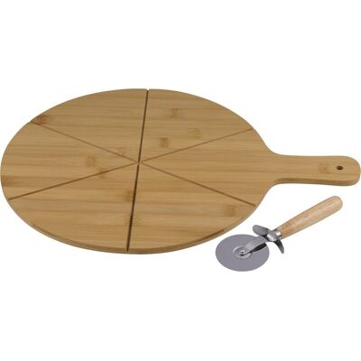 Alpina pizzabord Ø 34 cm met mes, 2-delig Alpina pizzabord Ø 34 cm met mes, 2-delig