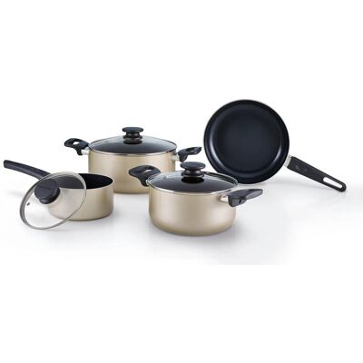 Brabantia Keramisch Beklede Kookset 7 Stuks Brabantia Keramisch Beklede Kookset 7 Stuks