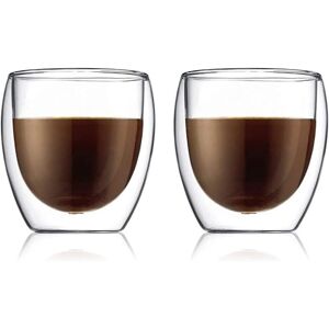 Bodum PAVINA dubbelwandige thermo glazen - 2 stuks, 250 ml Bodum PAVINA dubbelwandige thermo glazen - 2 stuks, 250 ml