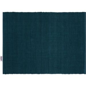 Dexam Sintra set van servet en placemat van gerecycled katoen met stippen - inktblauw Dexam Sintra set van servet en placemat van gerecycled katoen met stippen - inktblauw