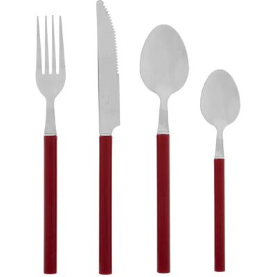 Secret de Gourmet Plastic Bestekset - Granaatappel, 24 stuks Secret de Gourmet Plastic Bestekset - Granaatappel, 24 stuks