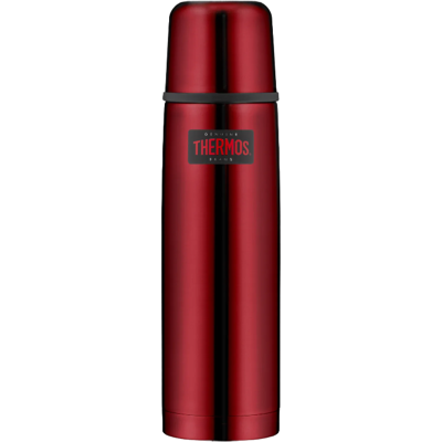 Thermos L&C thermosfles cranberryrood gepolijst 0,75 l Thermos L&C thermosfles cranberryrood gepolijst 0,75 l