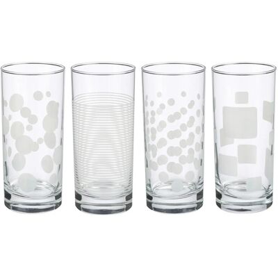 Secret de Gourmet Glazen Set van 4 Toni'eau Hoge Tumblers - 48 cl Secret de Gourmet Glazen Set van 4 Toni'eau Hoge Tumblers - 48 cl
