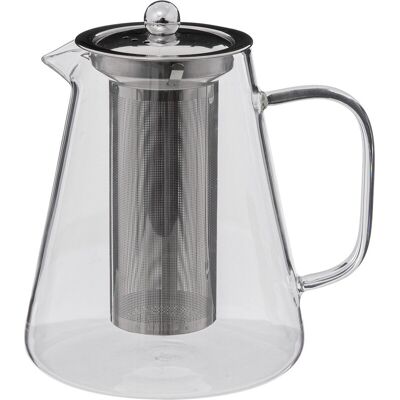 Secret de Gourmet glazen theepot met schenktuit - 1,3 l, transparant Secret de Gourmet glazen theepot met schenktuit - 1,3 l, transparant