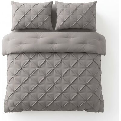 Sleeptime 2-in-1 Dekbed en Hoes Pintuck - Wasbaar Dekbed - 240 x 200 - Grijs Sleeptime 2-in-1 Dekbed en Hoes Pintuck - Wasbaar Dekbed - 240 x 200 - Grijs