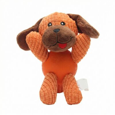 Blinkit Pluche speelgoed voor honden met pieper, Dik ribfluweel & natuurlijk rubber, Kauwspeelgoed voor gebitsreiniging, Geschikt voor alle hondenrassen Blinkit Pluche speelgoed voor honden met pieper, Dik ribfluweel & natuurlijk rubber, Kauwspeelgoed voor gebitsreiniging, Geschikt voor alle hondenrassen