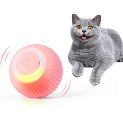 Petgravity slimme draaiende speelbal 42 mm - lange batterijduur - achtervolgings- en jachtspel - speelgoed voor katten om zelf te spelen - roze Petgravity slimme draaiende speelbal 42 mm - lange batterijduur - achtervolgings- en jachtspel - speelgoed voor katten om zelf te spelen - roze