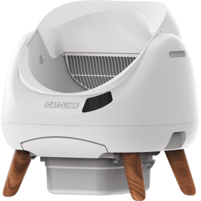 Catlink Open Smart Kattenbak, Zelfreinigend, Ontwerp voor Meerdere Katten met Antislip Inlegmat, Strak Wit, 12L Afsluitbare Box, 15 Dagen Zonder Handmatige Reiniging Catlink Open Smart Kattenbak, Zelfreinigend, Ontwerp voor Meerdere Katten met Antislip Inlegmat, Strak Wit, 12L Afsluitbare Box, 15 Dagen Zonder Handmatige Reiniging