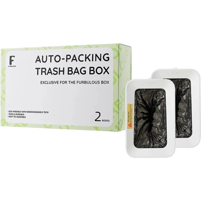 Furbulous Kattenbak Trash Bag System - Milieuvriendelijk, Automatisch, 2 Stuks Furbulous Kattenbak Trash Bag System - Milieuvriendelijk, Automatisch, 2 Stuks