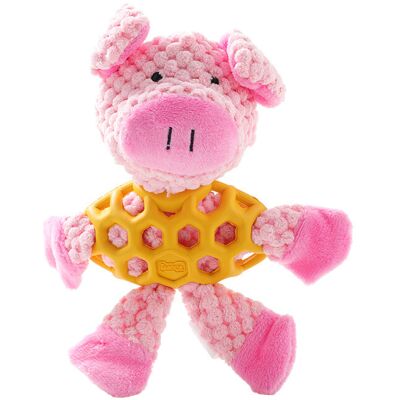Blinkit Pluche speelgoed voor honden met pieper, Dik ribfluweel & natuurlijk rubber, Kauwspeelgoed voor gebitsreiniging, Geschikt voor alle hondenrassen Blinkit Pluche speelgoed voor honden met pieper, Dik ribfluweel & natuurlijk rubber, Kauwspeelgoed voor gebitsreiniging, Geschikt voor alle hondenrassen