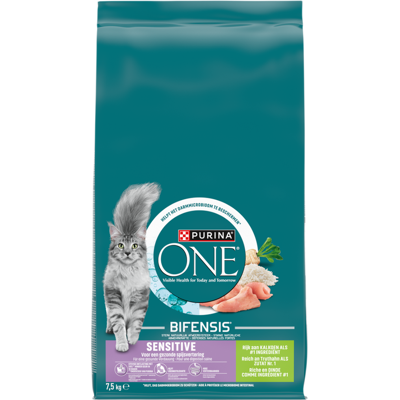 PURINA ONE SENSITIVE KALKOEN / RIJST 7,5 KG PURINA ONE SENSITIVE KALKOEN / RIJST 7,5 KG