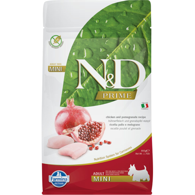 Farmina N&D Prime Kip en Granaatappel voor Mini Hond - Graanvrij Farmina N&D Prime Kip en Granaatappel voor Mini Hond - Graanvrij