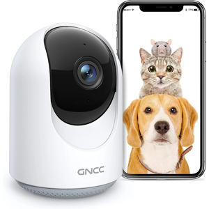 GNCC P1 Bewakingscamera voor binnen 1080P/360° horizontale groothoek/nachtzicht/geluidsdetectie/afstandsbediening/tweewegaudio GNCC P1 Bewakingscamera voor binnen 1080P/360° horizontale groothoek/nachtzicht/geluidsdetectie/afstandsbediening/tweewegaudio