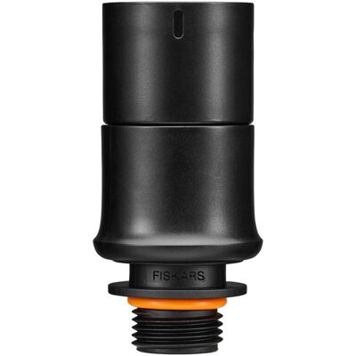 Fiskars adapterset voor precisieberegening, voor het aansluiten van spuitpistolen (koppen) op grondspikebases, Comfort, zwart/oranje, 1070579 Fiskars adapterset voor precisieberegening, voor het aansluiten van spuitpistolen (koppen) op grondspikebases, Comfort, zwart/oranje, 1070579