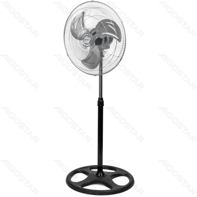 Aigostar staande ventilator – 3 bladen – 3 snelheidsstanden – oscillerende functie – verstelbare hoogte – stille werking – energiezuinig Aigostar staande ventilator – 3 bladen – 3 snelheidsstanden – oscillerende functie – verstelbare hoogte – stille werking – energiezuinig