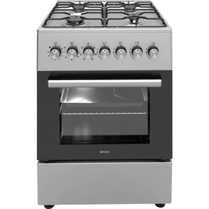 Wiggo 60 cm vrijstaande gasoven, roestvrij staal, energieklasse A Wiggo 60 cm vrijstaande gasoven, roestvrij staal, energieklasse A
