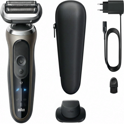 Braun Series 7 72-C1200s foliescheerapparaat - 1 stuk - AutoSense-technologie - nat & droog gebruik - precisietrimmer Braun Series 7 72-C1200s foliescheerapparaat - 1 stuk - AutoSense-technologie - nat & droog gebruik - precisietrimmer