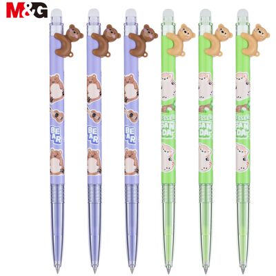 M&G Puffy Animals Uitwisbare Intrekbare Gelpennen, 6 Stuks Crystal Blauwe Inkt, Extra Fijne Punt 0,4 mm, Schattig Dierenontwerp, Comfort Grip, voor School, Kantoor en Planner M&G Puffy Animals Uitwisbare Intrekbare Gelpennen, 6 Stuks Crystal Blauwe Inkt, Extra Fijne Punt 0,4 mm, Schattig Dierenontwerp, Comfort Grip, voor School, Kantoor en Planner