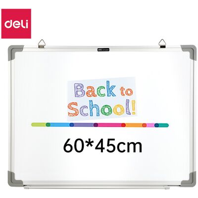 Deli droog uitwisbaar whiteboard, planbord voor kantoor, 24 x 18 inch, 1 stuk Deli droog uitwisbaar whiteboard, planbord voor kantoor, 24 x 18 inch, 1 stuk