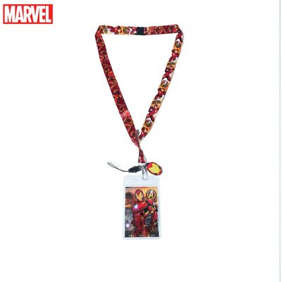 1 stuks Marvel Iron Man lanyard kaarthouder, officieel gelicentieerde Iron Man film- en anime-accessoire, badge- & kaarthouder cadeau 1 stuks Marvel Iron Man lanyard kaarthouder, officieel gelicentieerde Iron Man film- en anime-accessoire, badge- & kaarthouder cadeau
