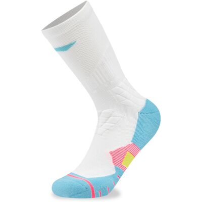 LI-NING Basketbal Verwennende Comfortabele Ademende Enkelsokken Wit/IJsblauw XL LI-NING Basketbal Verwennende Comfortabele Ademende Enkelsokken Wit/IJsblauw XL